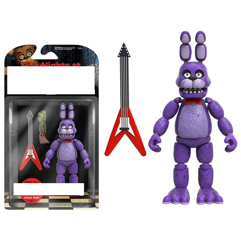 Hot Sale  Movable Joints Five Nights at Freddys Anime Action Figures Bonnie Foxy Freddy Nightmare Edition PVC figure Toy