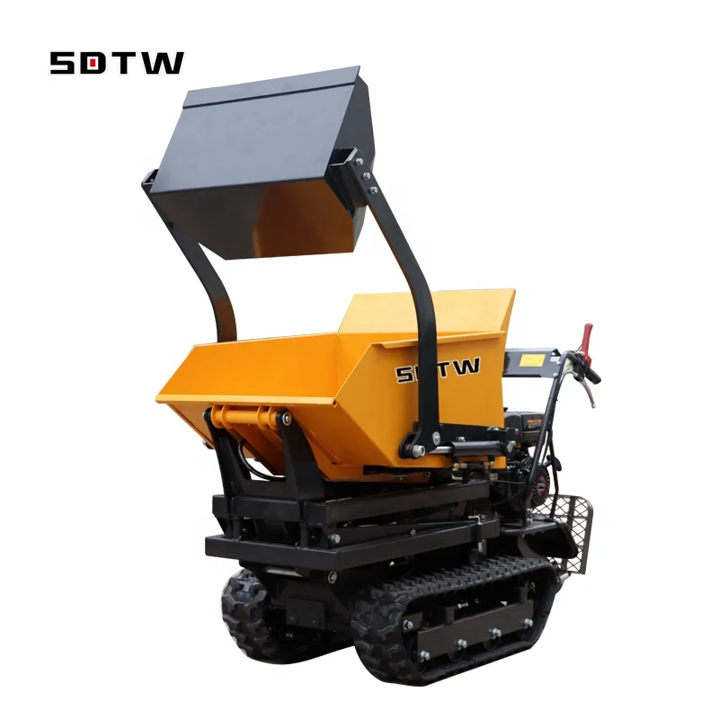 SDTW TD500L with Briggs Stratton gasoline Engine 500KG 800kg new Small mini dumper hydraulic dumper Crawler Dumper