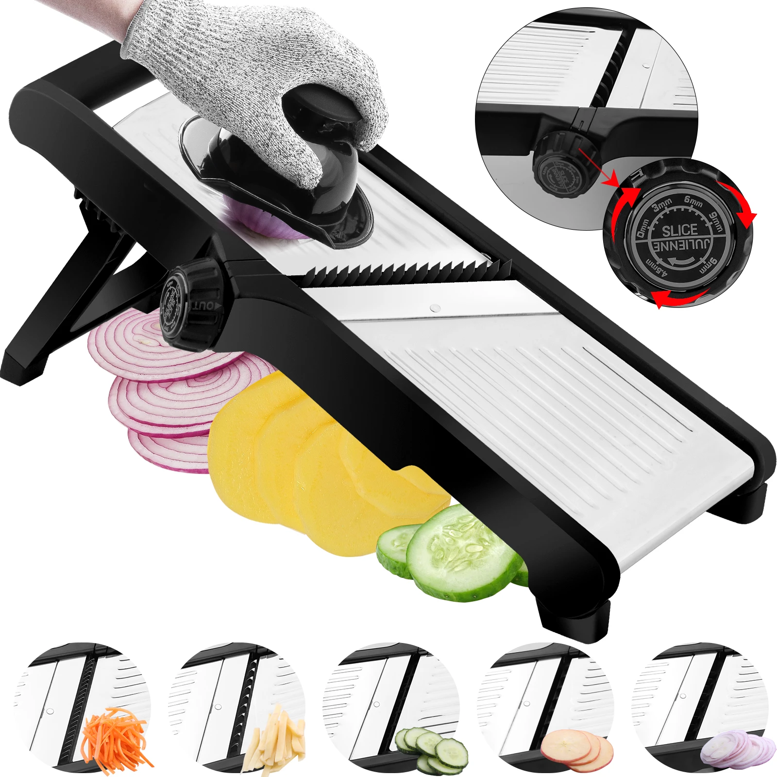 3 in 1 vegetables chopper slicer potato chips slicer stainless steel mandoline slicer vegetable gadgets kitchen