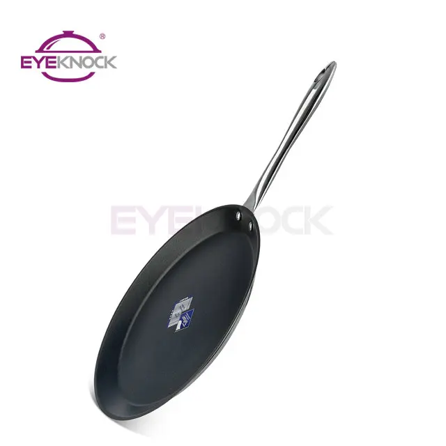Hot sale 28cm 18 10 Stainless Steel Pancake Pan crepe pan