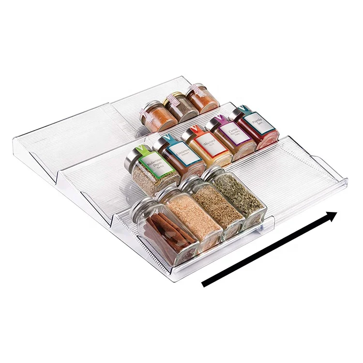 Kitchen PS Organizer Home Drawer Adjustable Expandable In-drawer Spice Rack