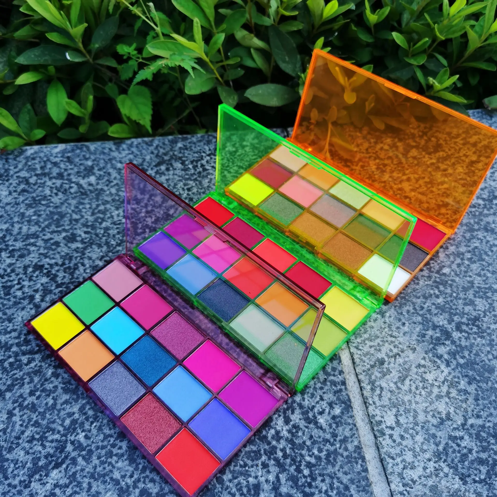 Eyeshadow Pallet Customize Highpigmented Makeup Shimmer Dark Bown Liquid Glitter Coloured Base Eye Shadow Palette