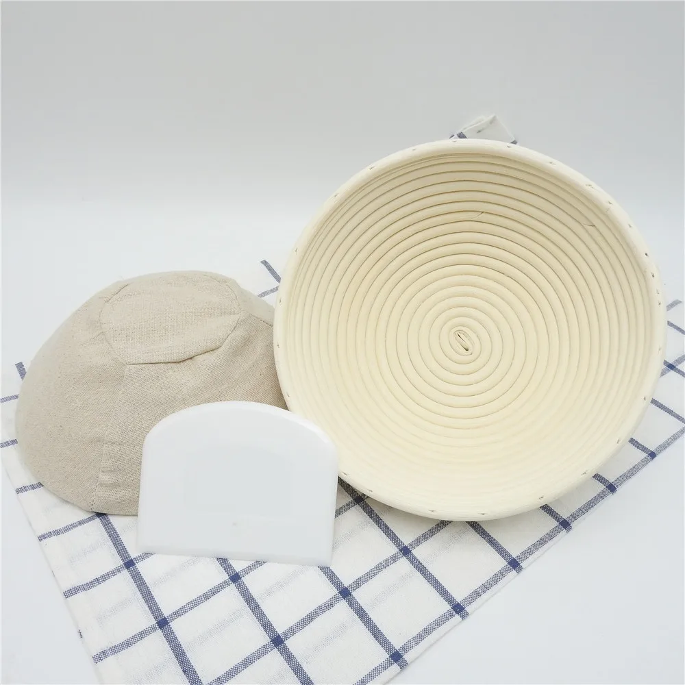 100% Nature Rattan Handmade baneton Dough bowl sourdough bread proving basket