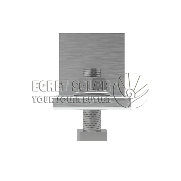 Solar panel roof solar mounting bracket clamp end clamp for solar mounting system