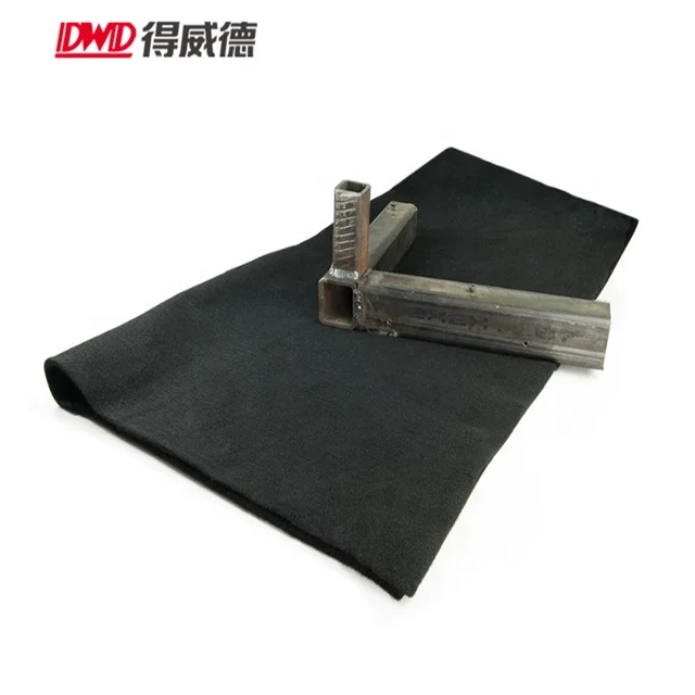 Welding Fireproof Thermal Resistant Insulation Fire Retardant Blanket Black Fire Emergency Blankets