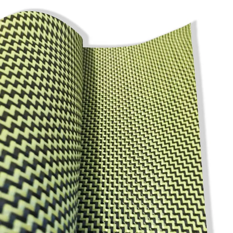 3K PROFESSIONAL COLOUR CARBON-ARAMID FIBER KEVLAR HYBRID FABRIC