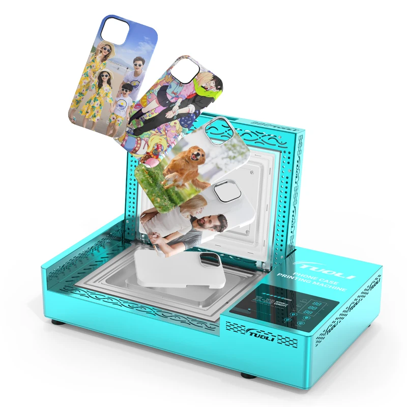 TuoLi Factory Personalised Mobile Cover Printer Making Heat Transfer 3D Sublimation Blank Phone Case Custom Printing Machine