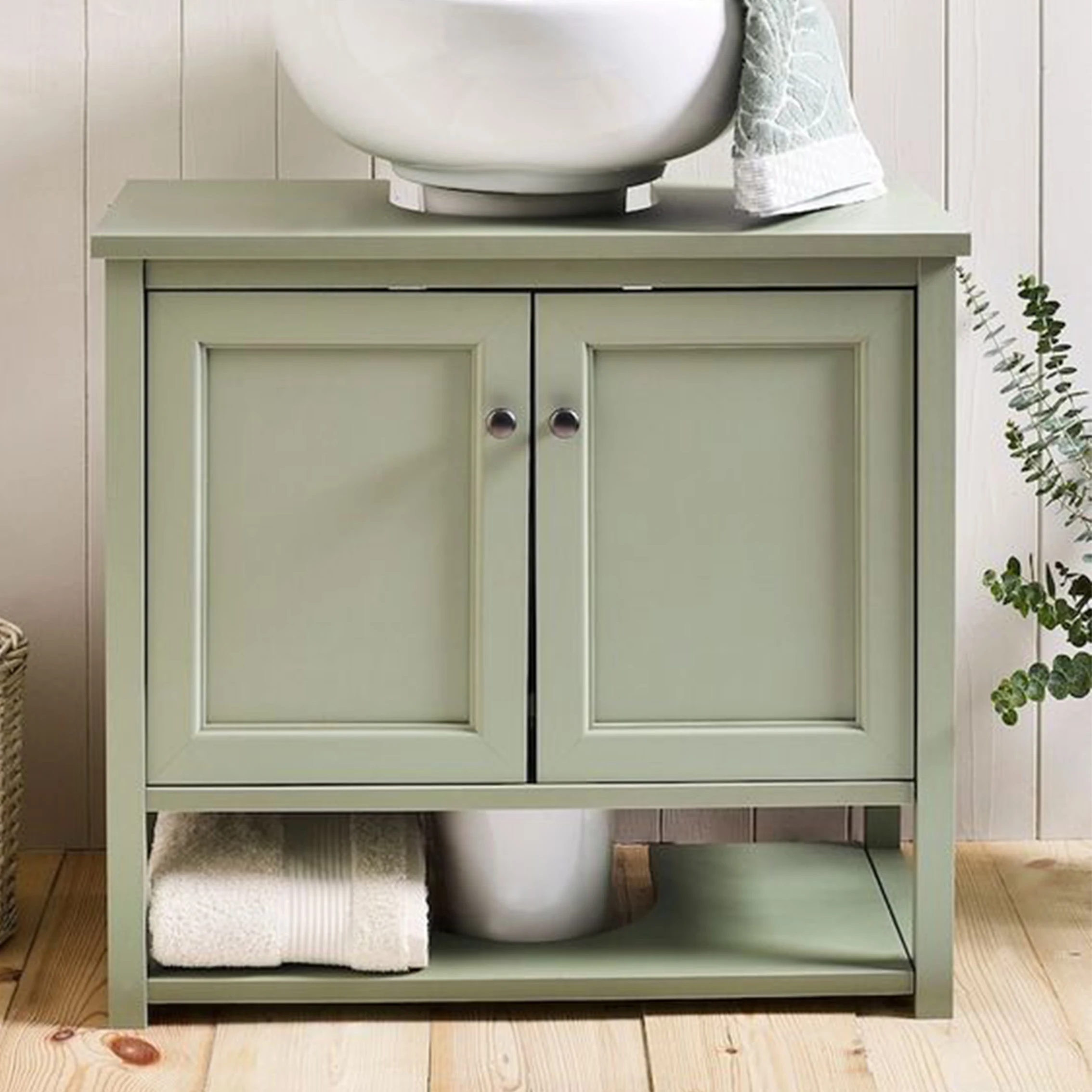 Solid Wood Bathroom Cabinet Modern Style Bathroom Vanities Bathroom Cabinet for Hotel Project