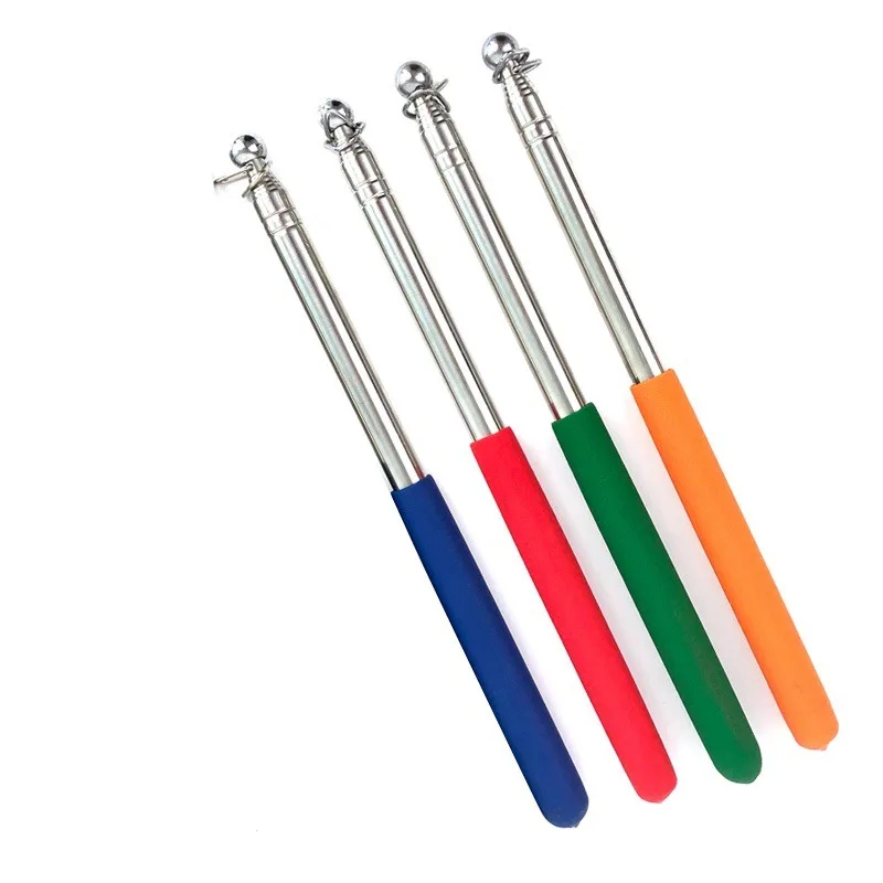 Wholesale Hand Held 1.2m Stainless Steel Tour Guide Telescopic Flag Pole