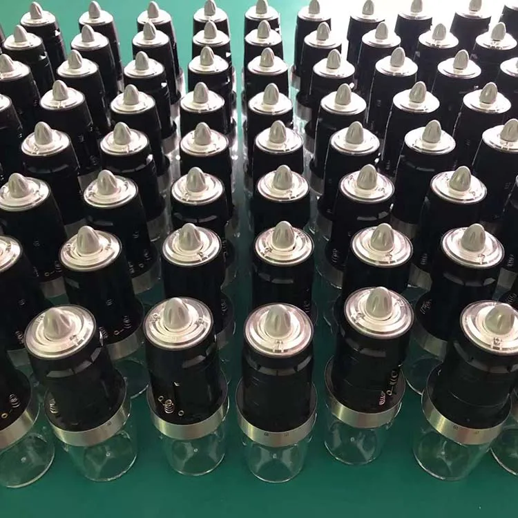 Gravity Electric Pepper and Salt Grinder Set, Adjustable Coarseness, Battery Powered with LED Light One Hand Automatic Operation