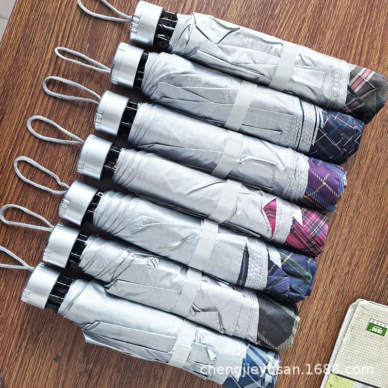 Three-fold Cheap Chinese Manufacturer Wholesale Promotional Custom Logo Print 3 Folding Umbrella Paraguas