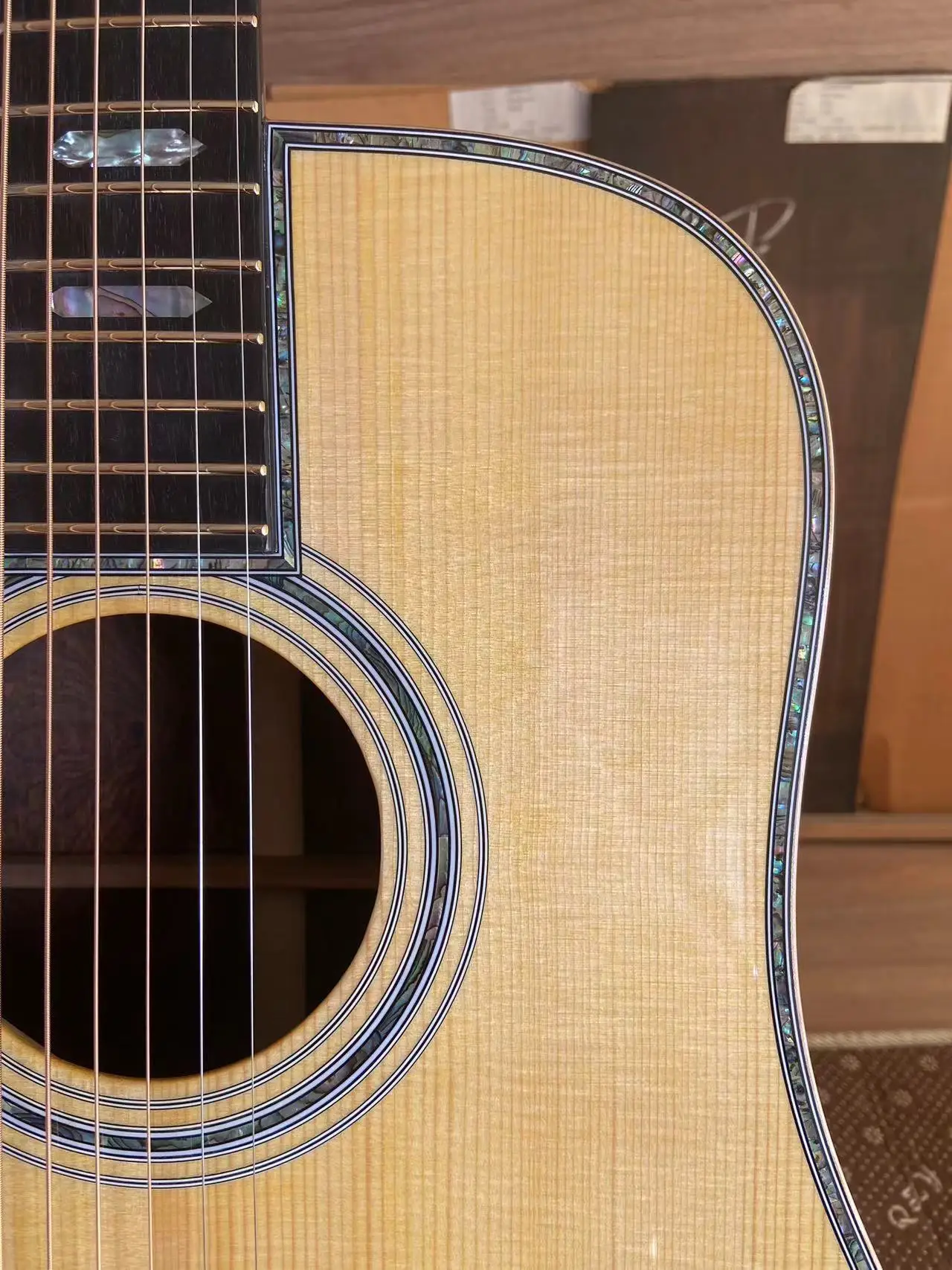 JD-950 Custom High quality handmade all solid guitars Adirondack spruce (15 years) coco polo acoustic guitar