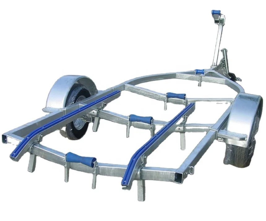 Manufacturer and Factory Supply 4.5m Boat Trailer with skid system BCT0102B