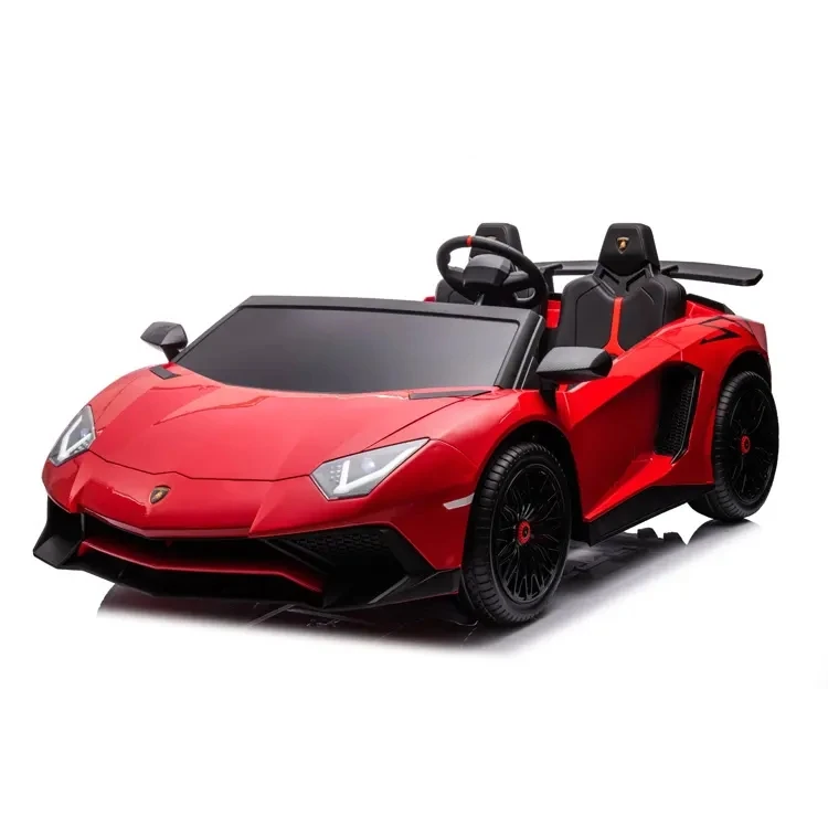 Big Size Licensed Aventador Sv 24v Electric Ride On Car With Two Scissor Doors