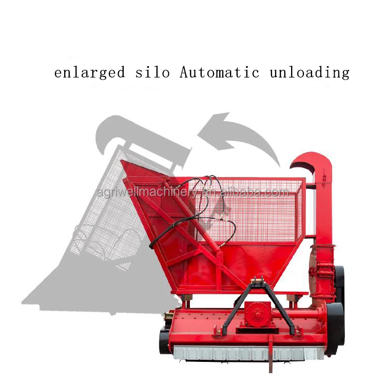 Tractor Drive Type grass harvester and cutter grass cutter silage harvester for animal