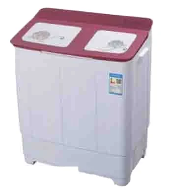 Household double-barrel washing machine