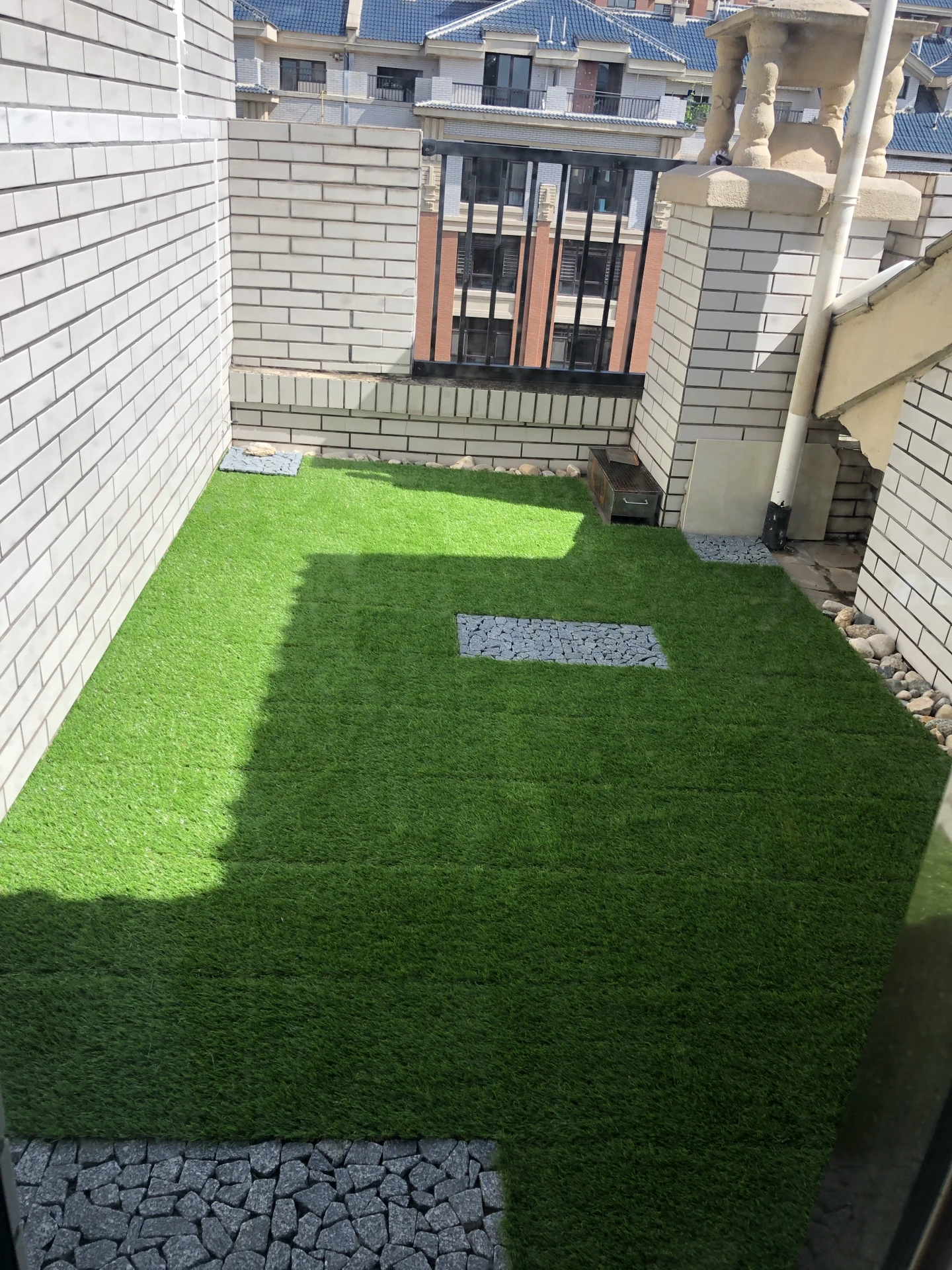  Блокировка искусственная трава плитка озеленение дерна