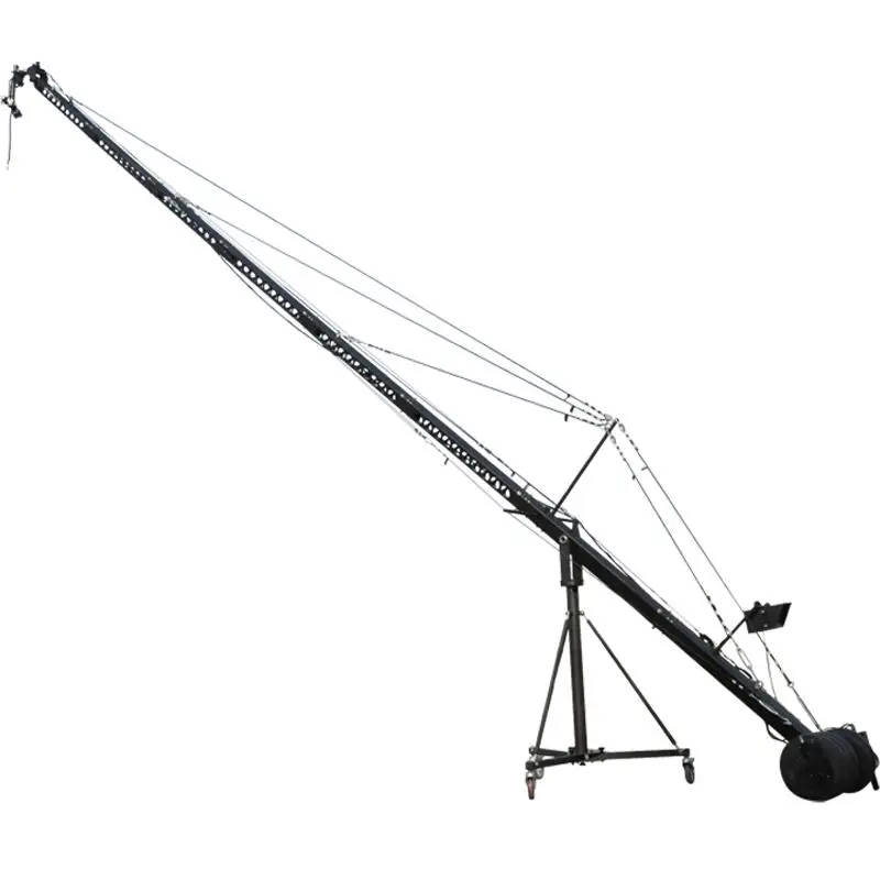 Professional Broadcasting 10m Electric Triangle Motor Melescopic Camera Jib Crane
