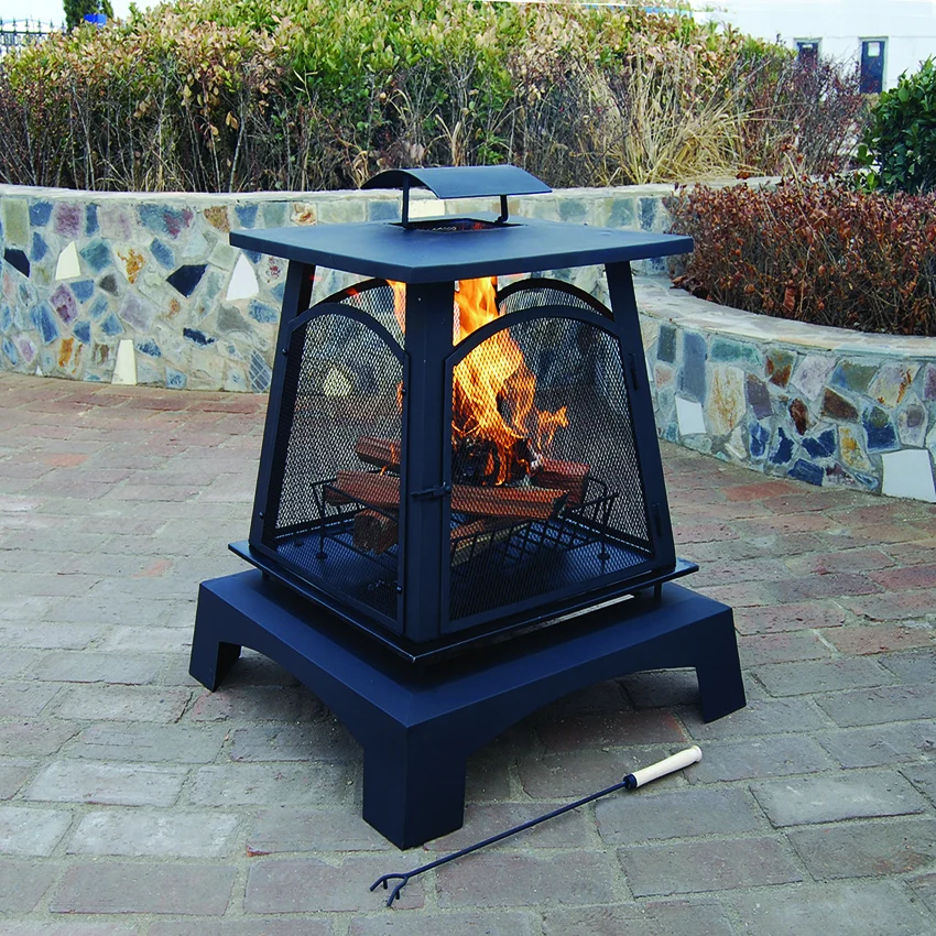 Kingjoy Durable steel iron fireplace outdoor stove garden patio heater