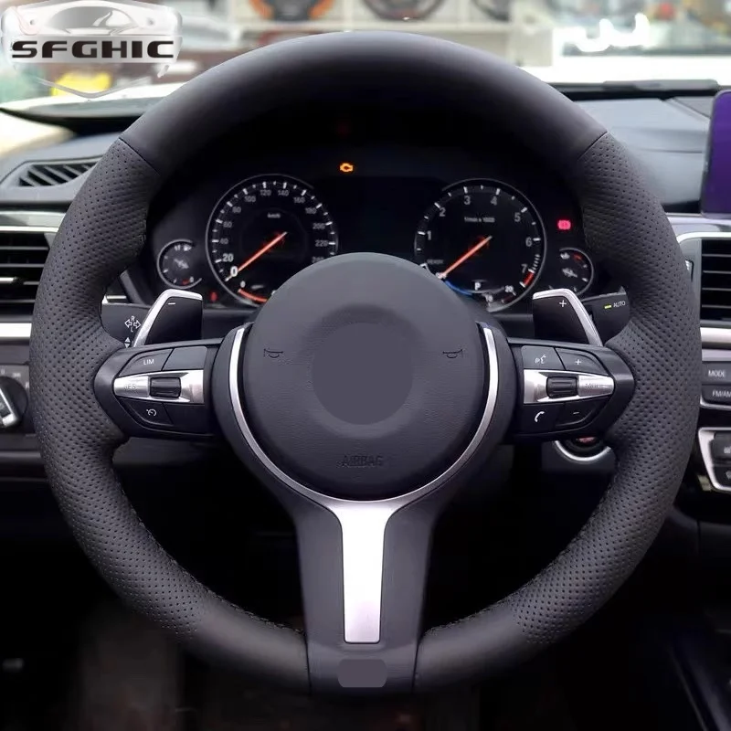 Factory Direct For BMW F10 F20 F30 M Sport Carbon Fiber Leather Steering Wheel Customized Sport Interior Steering Wheel