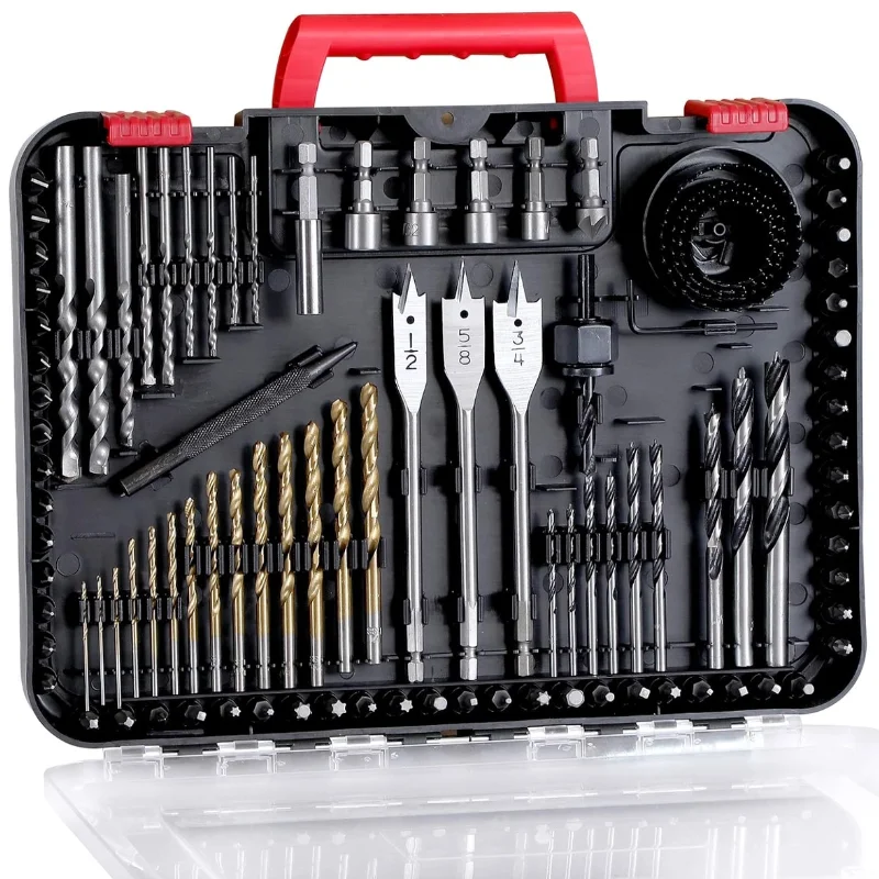 Multifunction 100Pcs Drill Bit kit for wood metal and concrete power tools kit electric drill hand tools powerful repair parts