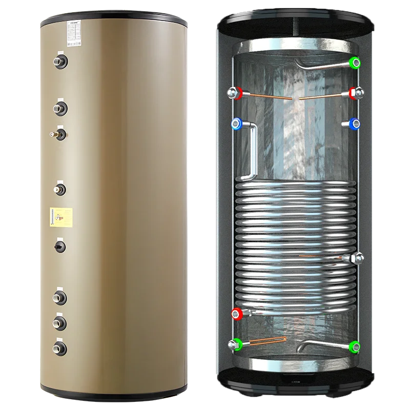 Freestanding Air Source Heat Pump Stainless Steel 400L Hot Water Tank Stainless 304 316 Buffer Water Tank