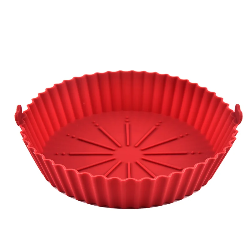 Food Grade Baking Basket Bake Dish Baking Roasting Pan Silicone Air Fryer Pot Liners