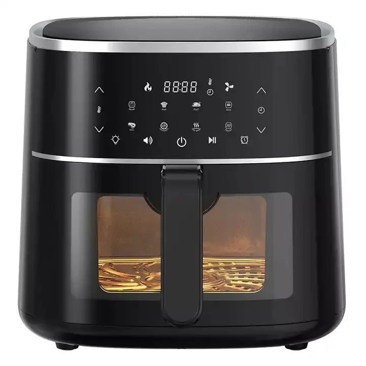 Luxury Style Elegant Design 4L 6L 8L Air Fryer Healthy Digital Cooking Deep Fryer Oven Multifunction Smart Visual Air Fryer