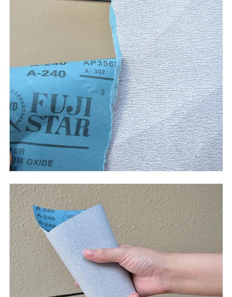 Japanese Fuji Star Sandpaper Dry Sanding Paper White Abrasive for Nail Files