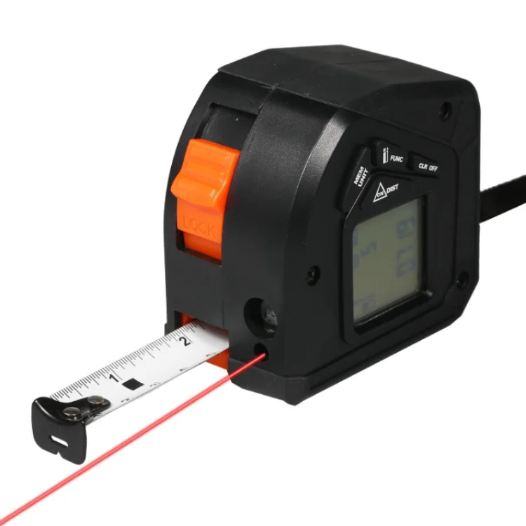 50m+5m Laser Tape Measure 2-in-1 Laser ranging tools Smart digital tape measure