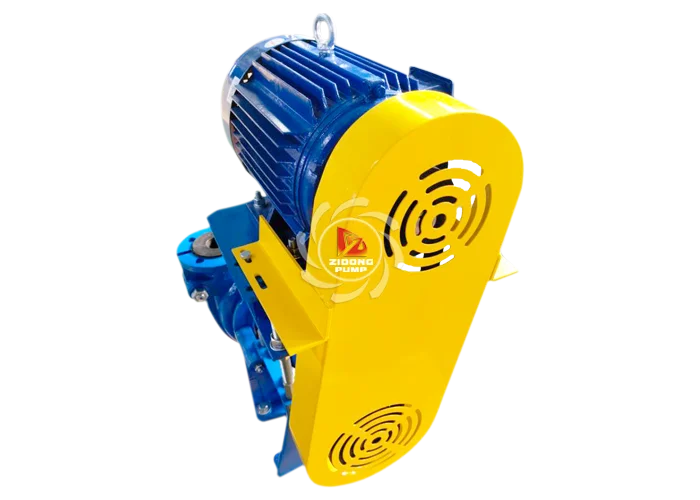 Rubber linder Heavy Duty Motor driven slurry pump 1.5/1B by belt connection or flexible coupling connection