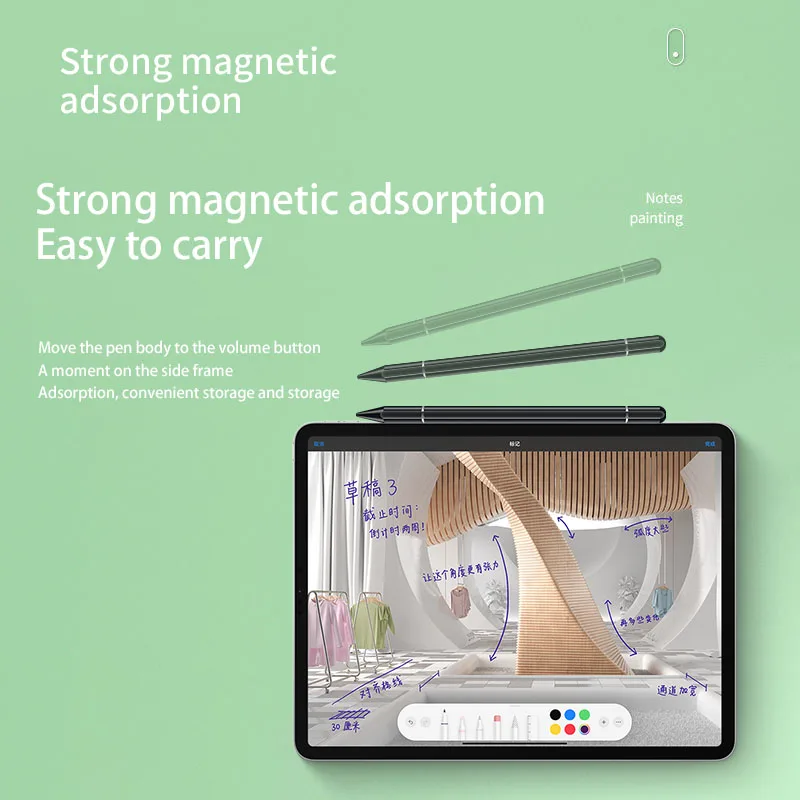 Горячий активный стилус для ipad и планшетов в цвете нет необходимости заряжать емкостного экрана