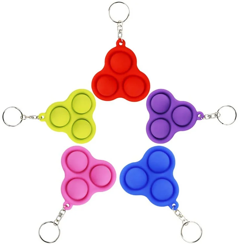  Factory Direct Selling Silicone Bubble Pop Sensory Toy It Simple Dimples Fidget Toys Autism Special Needs Stress