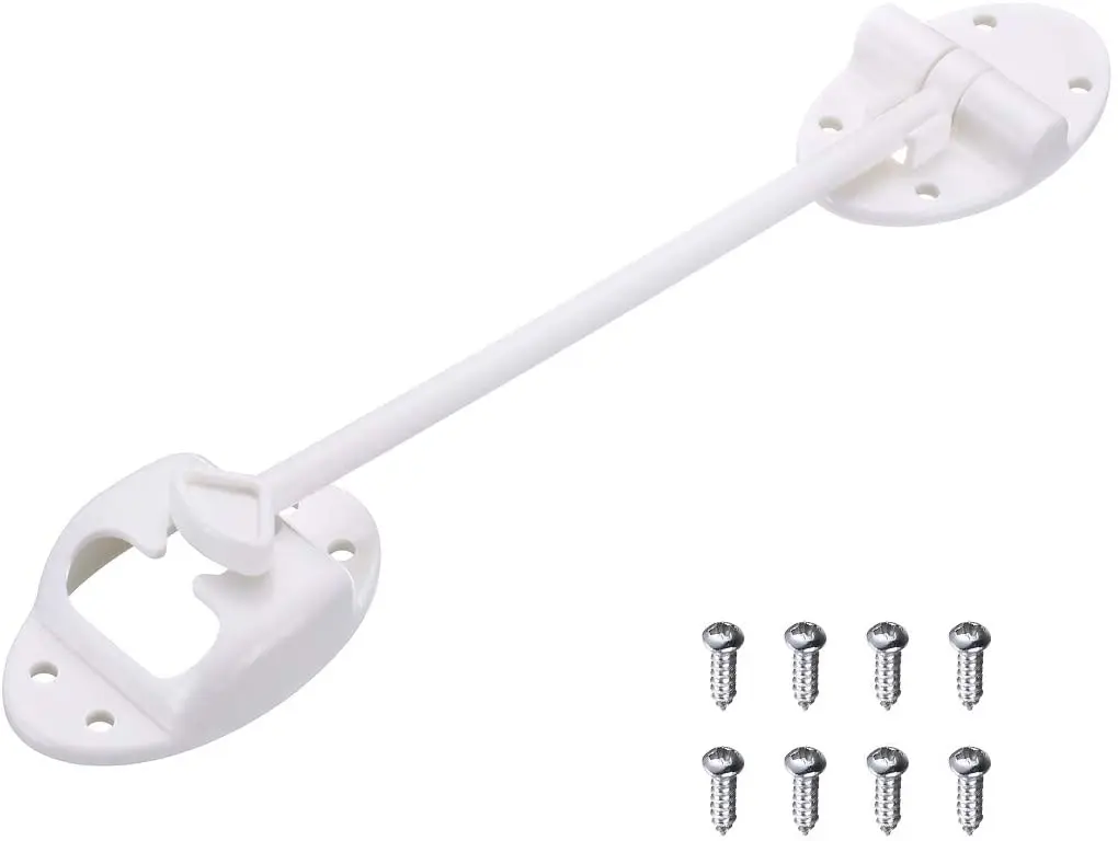  H10317 2-Pack T-Style 6in. Дверная защелка держатель и захват с фурнитурой для трейлера RV Motor Home грузовой прицеп белый