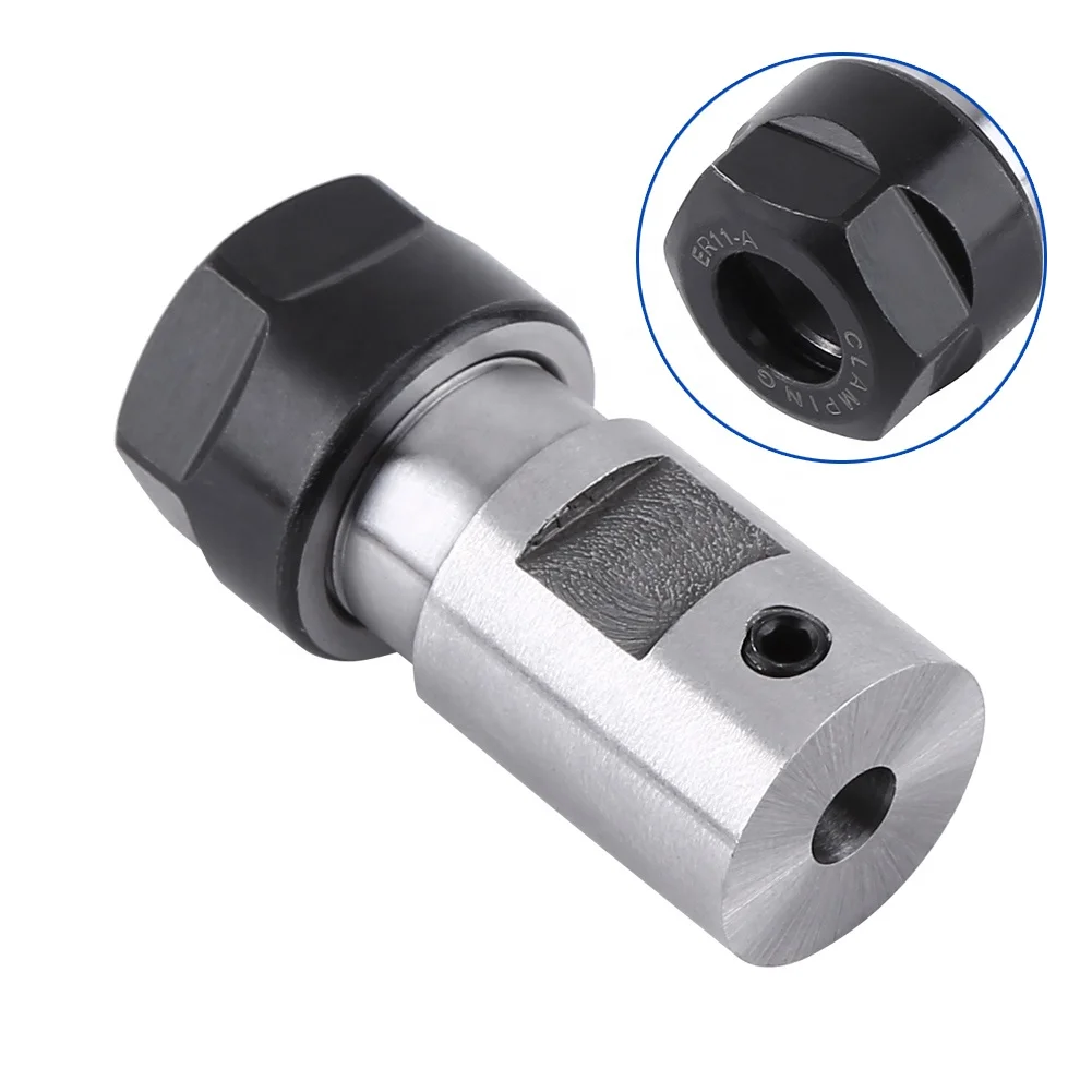 ER11A 5mm CNC Milling Motor Spindle Shaft Collet Chuck Extension Rod Holder Toolholder