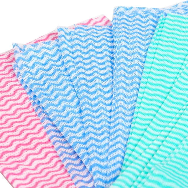 KILINE Non-woven Heavy Duty Color Coded Wipers for Barista Reusable Kitchen Towel Sustainable Kitchen Cloth 60 Sheets X 3