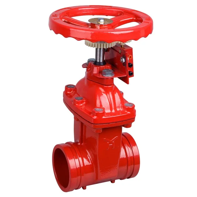 
FIRE FIGHTING NRS CAST IRON SOFT SEAT SIGNAL GROOVED GATE VALVE 