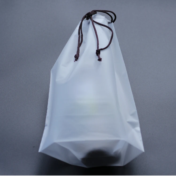 EVA drawstring packaging plastic bag with  bottom for pants underwear clothes