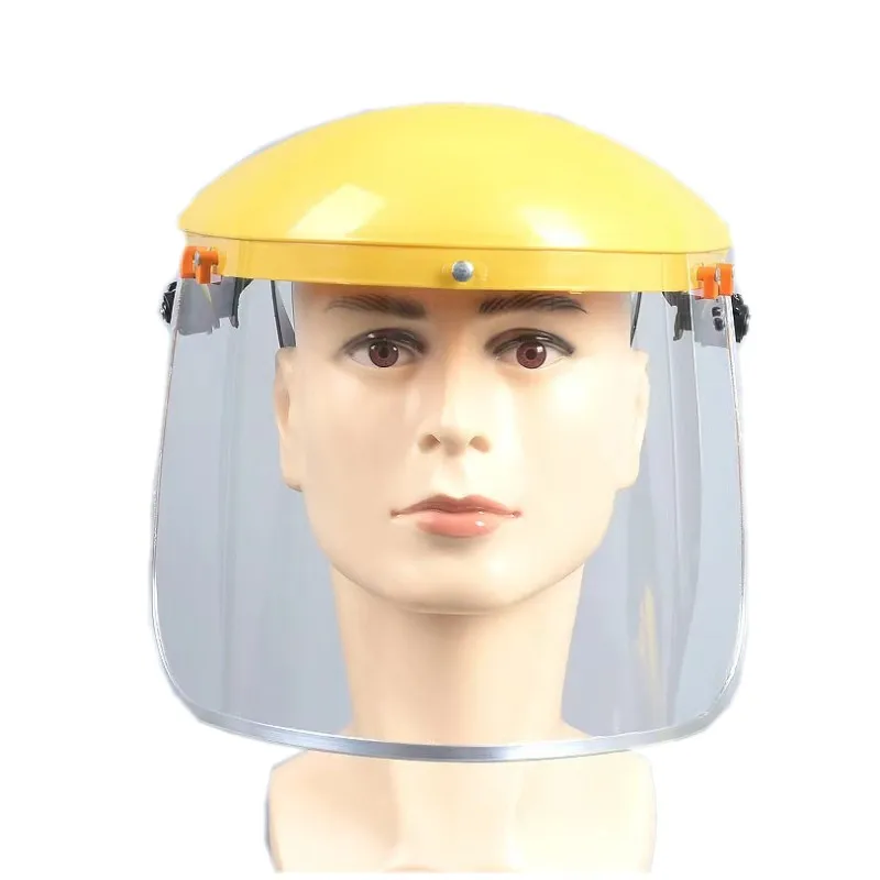 PC protective face helmet  anti-dust grinding face manufacturer in China