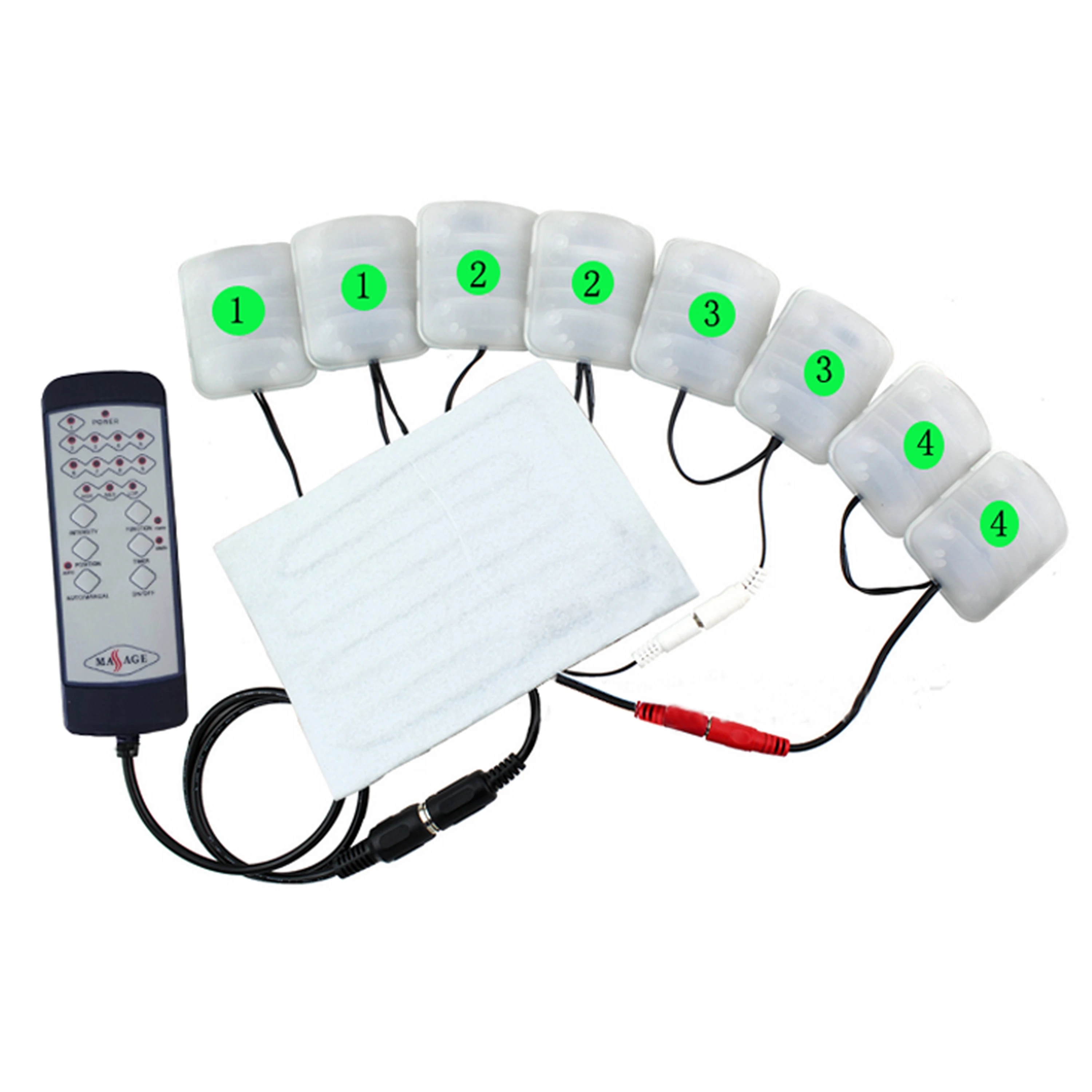 109-8Jr Electric Timing 8 Ball Motor 9 Massage Back Massage Heat Vibration Modes Control Spare Parts For Massage Chair