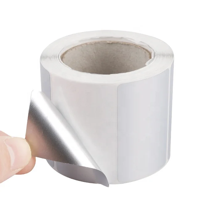 Juxing 100mm*80mm*400pcs Matte Polyester labels for thermal transfer printers labels for machine model sticker