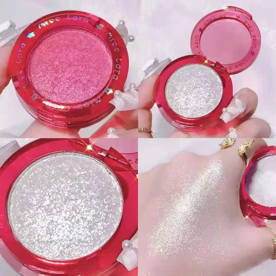 Private label 3 color diamond mochi mashed potato high-gloss pearlescent long-lasting waterproof custom logo maquillaje