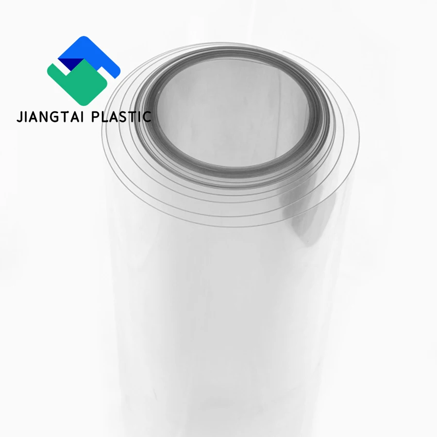 Jiangtai 1mm Thickness Transparent PET Film PET Sheet roll for Thermoforming