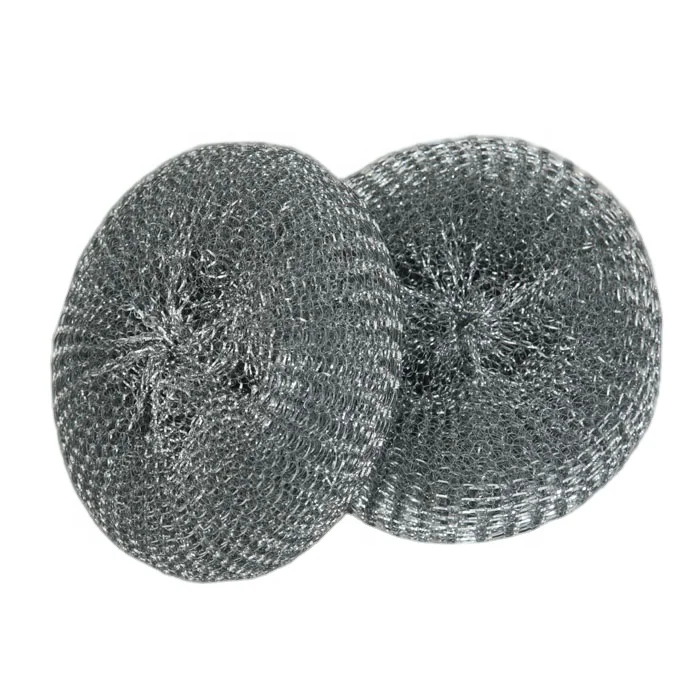 Factory Hot Selling Stainless Steel Galvanized Mesh Scouring Scrubber for Kitchen Cleaning
