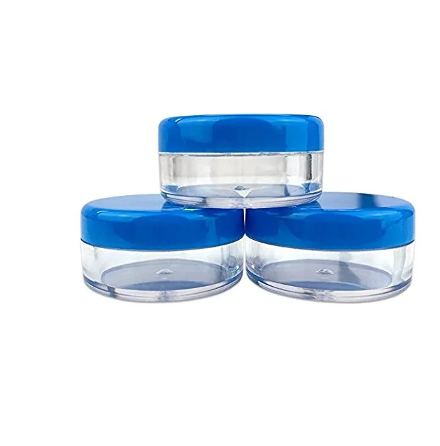 5 Grams Acrylic Clear Round Jars - BPA Free Containers for Cosmetic/Lotion/ Cream/