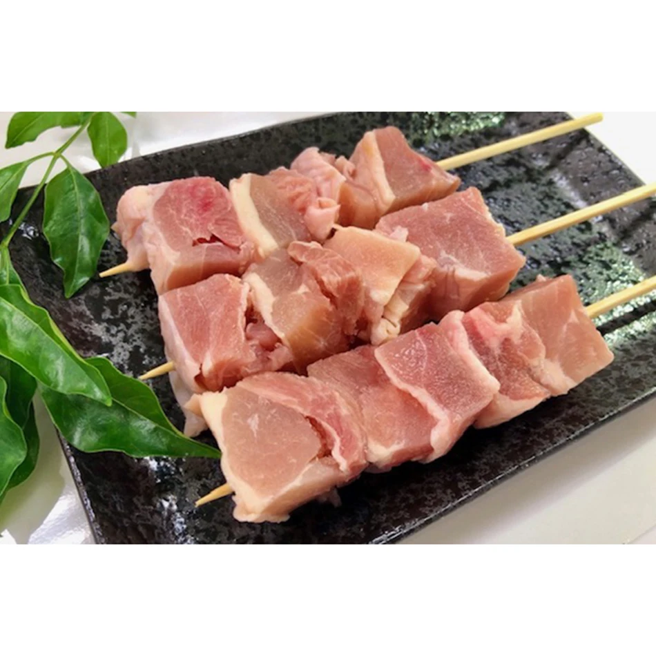 
Japanese freshness juicy taste yakitori processed eating chicken meat frozen 