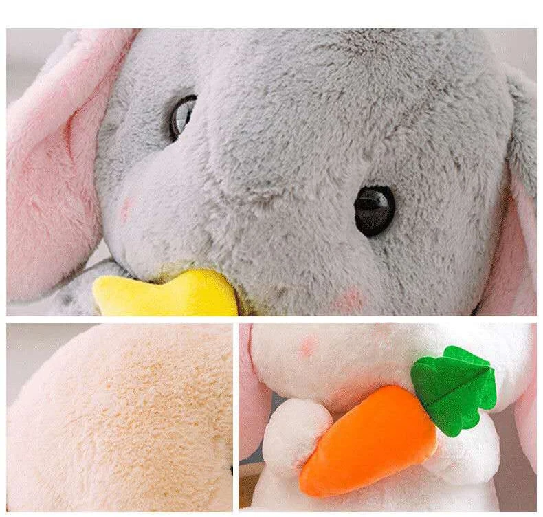 rabbit stuffed animals Plush Soft Bunny Toys Kids Pillow Doll Gifts for valentine Xmas 22 cm