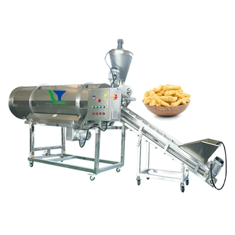 Cheetos Naks Kurkure Tortilla Chips Production Line Roasted Kurkure Frying Machine