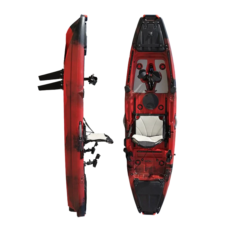 Cheap Single Sit-on-top kayak paddling kayak pedal kayak with pedals