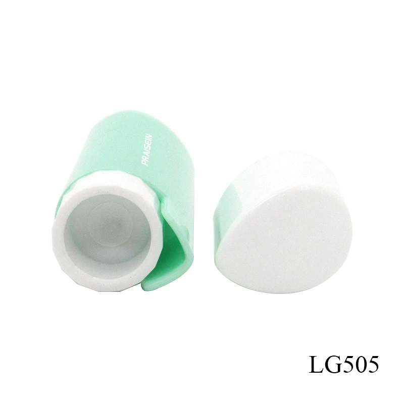 Plastic empty lip balm tube packaging custom logo sold cosmetic lip balm containers for children with lid